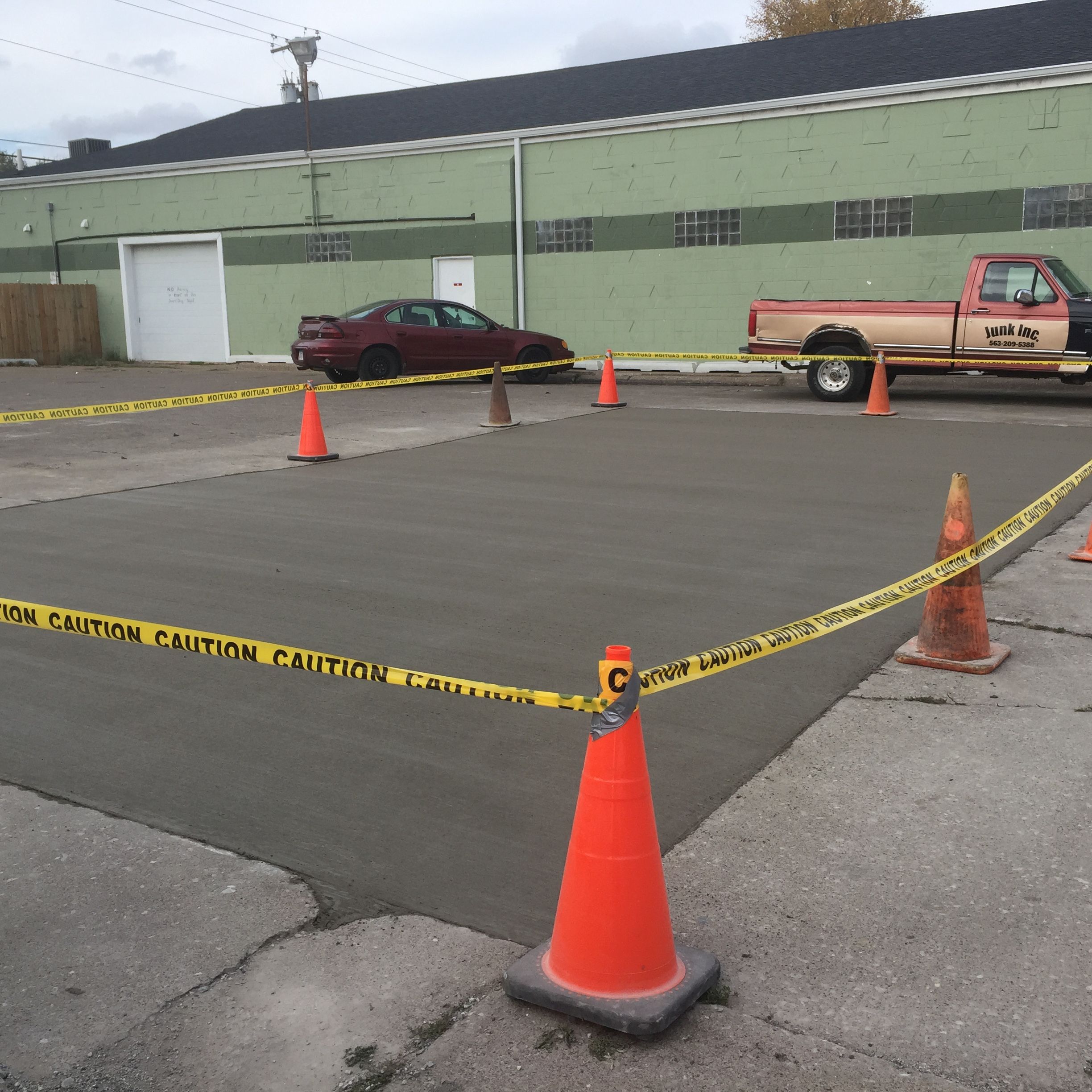 Commercial parking lot maintenance in Moline, Quad Cities by Behncke Construction