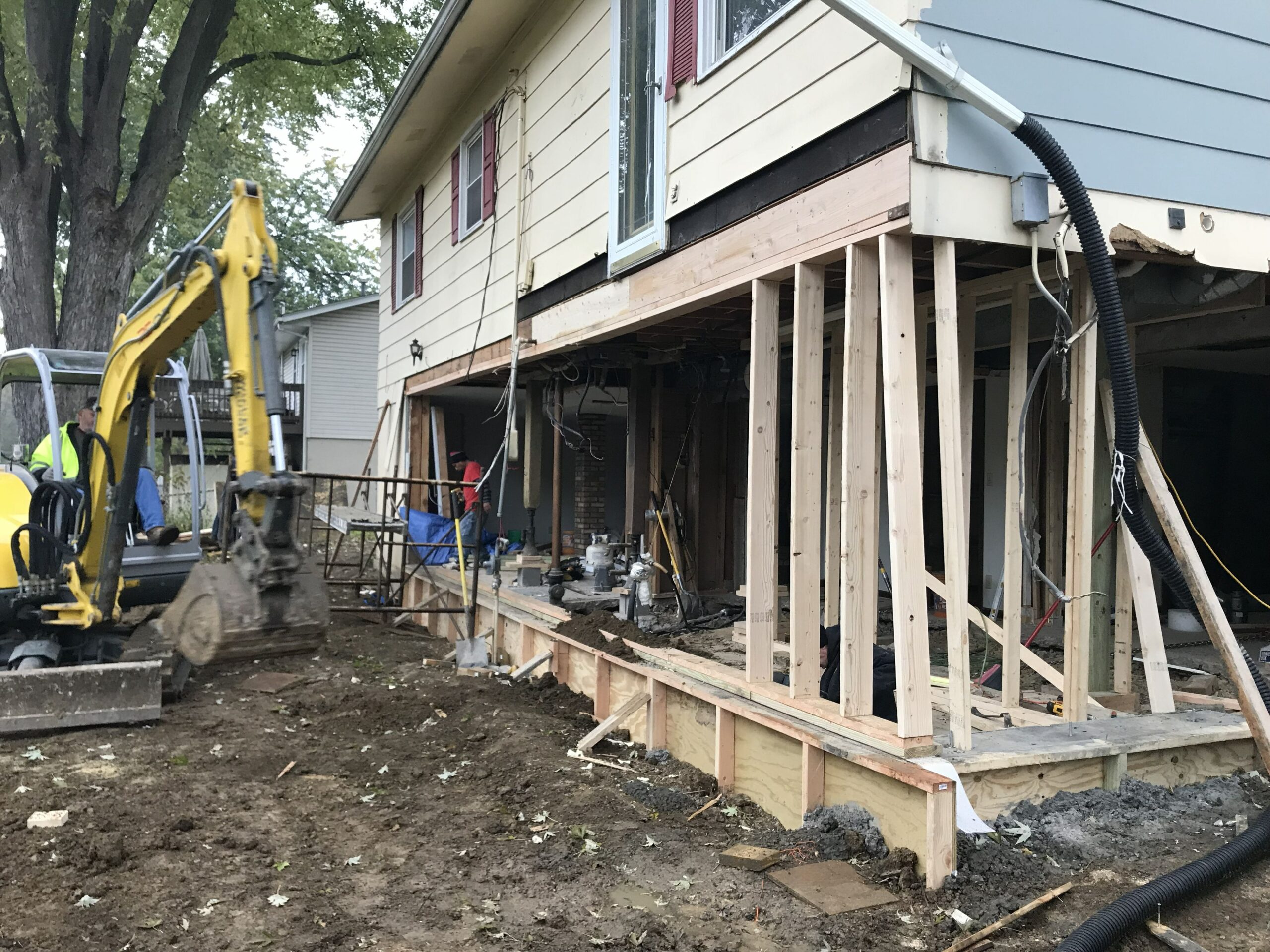 Structural wood and floor repair in Bettendorf, Quad Cities by Behncke Construction