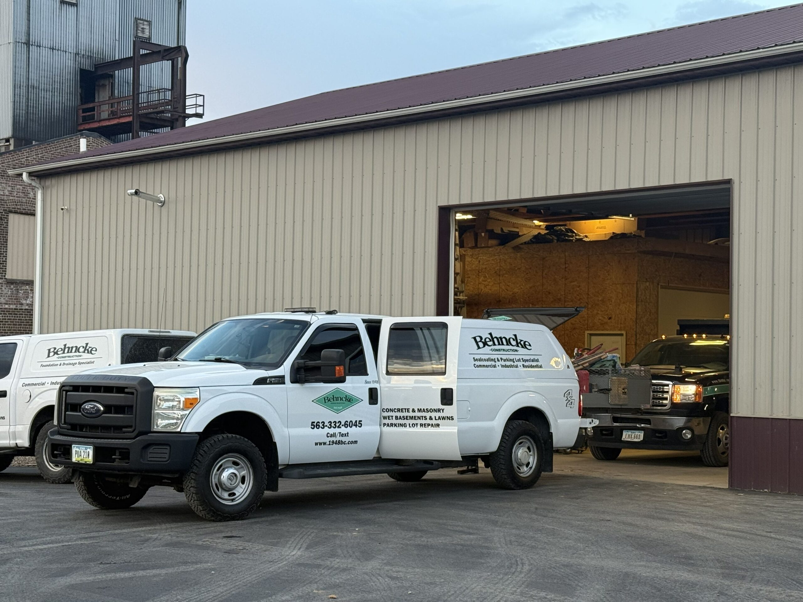 Behncke Construction service area across the Quad Cities