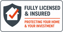 Fully Licensed and Insured contractor
