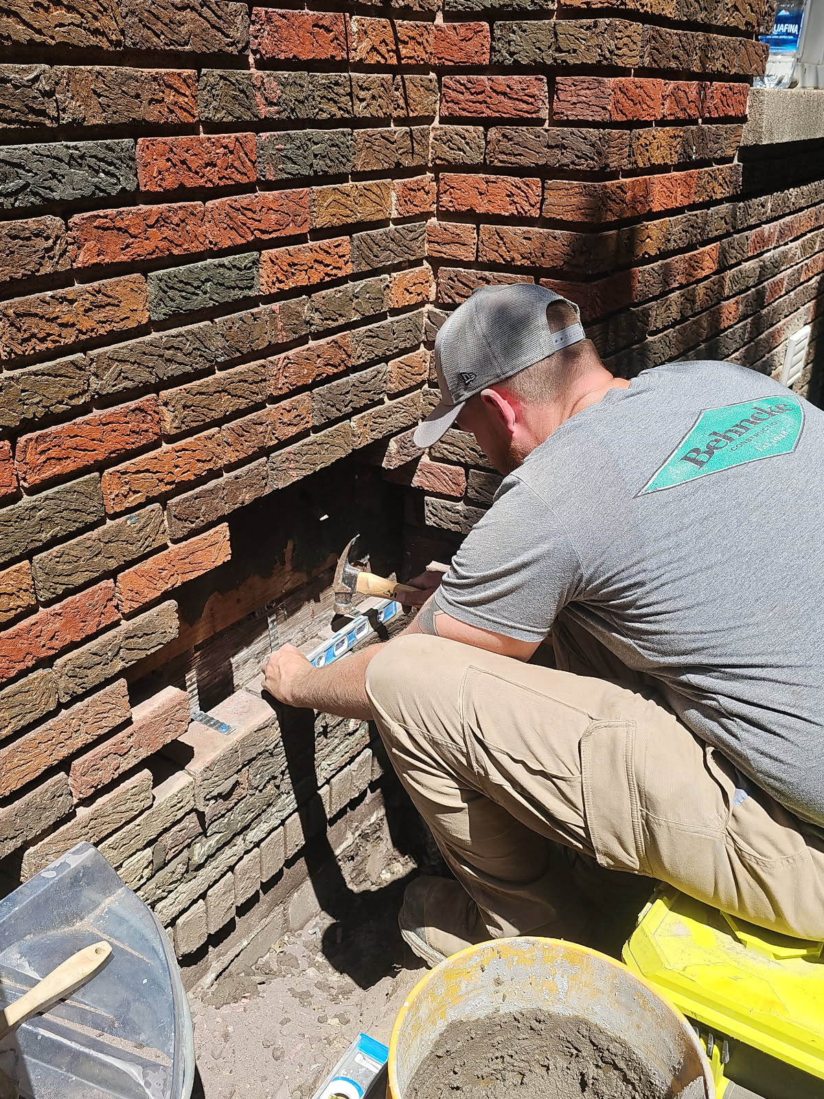 Foundation repair and masonry restoration in Bettendorf, Iowa by Behncke Construction 3