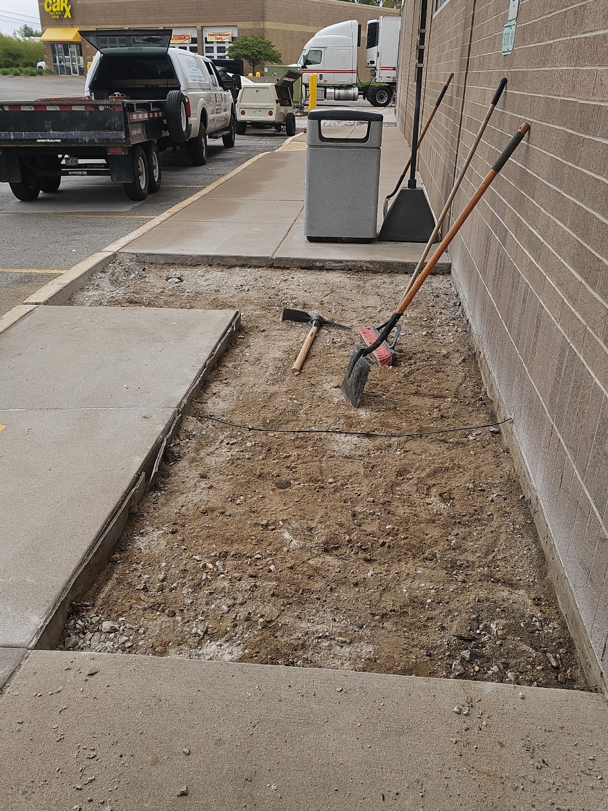 Concrete sidewalk and entryway replacement at Walgreens in Bettendorf, Iowa by Behncke Construction 3