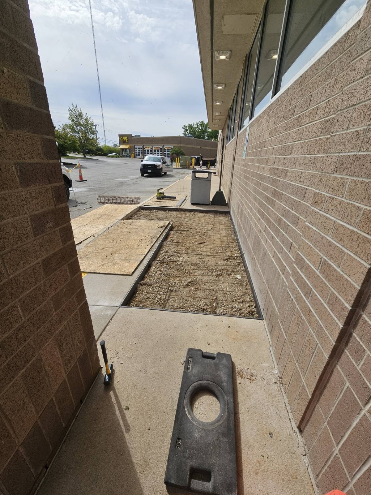 Concrete sidewalk and entryway replacement at Walgreens in Bettendorf, Iowa by Behncke Construction 5