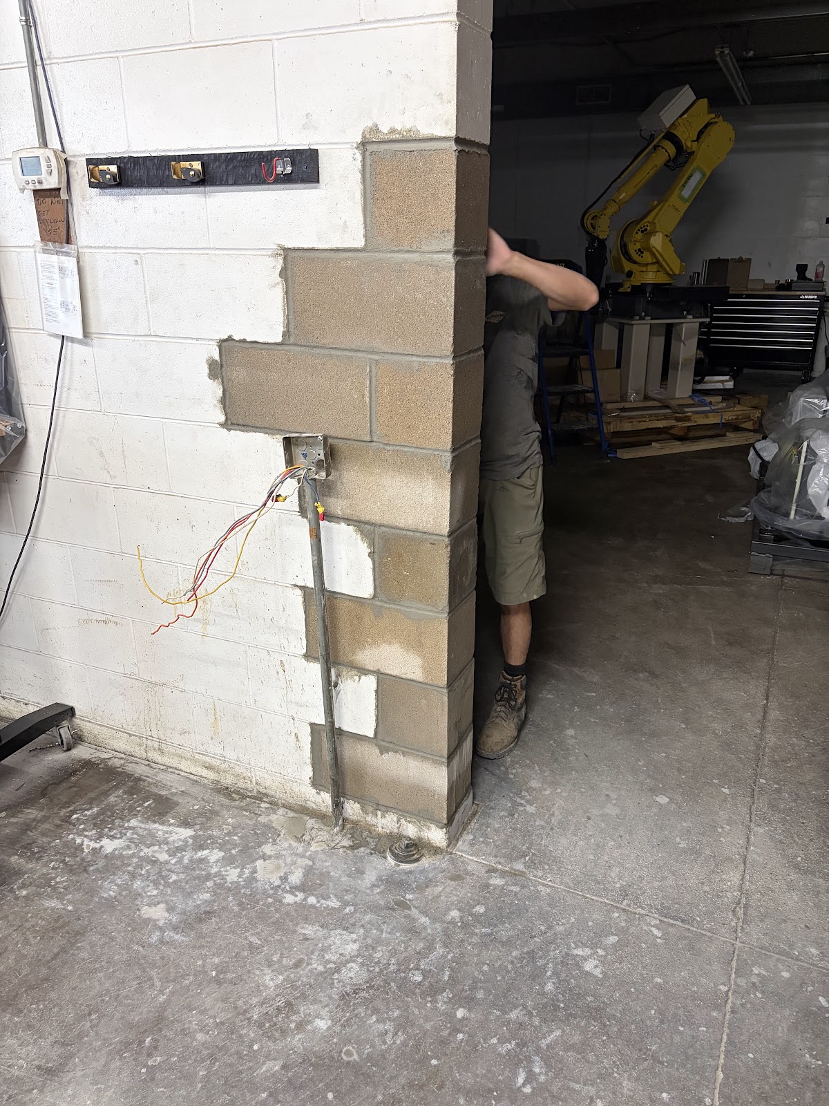 Commercial masonry repair in Moline, Illinois by Behncke Construction 3