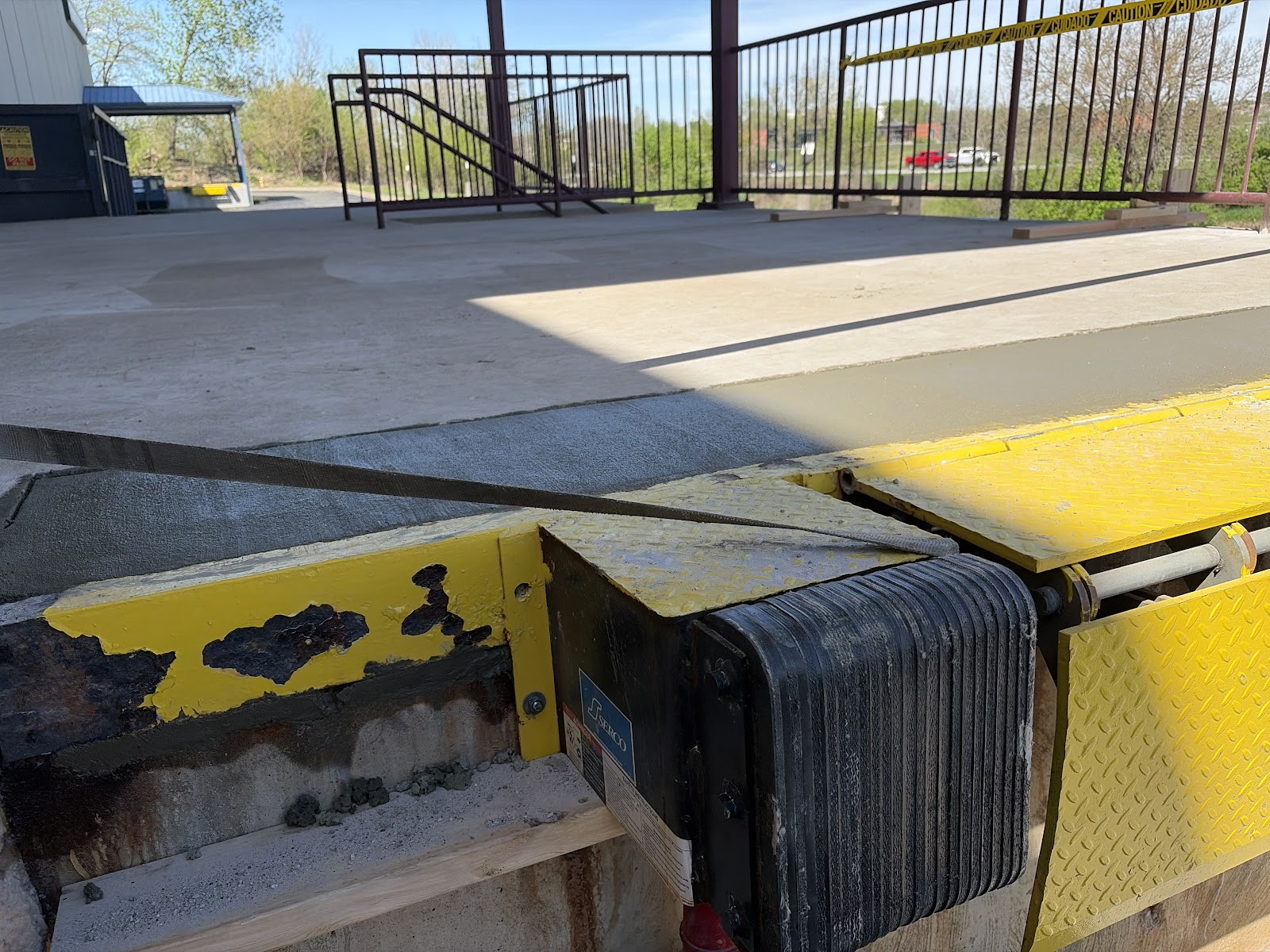 Loading dock concrete repair in Davenport, Iowa by Behncke Construction 2