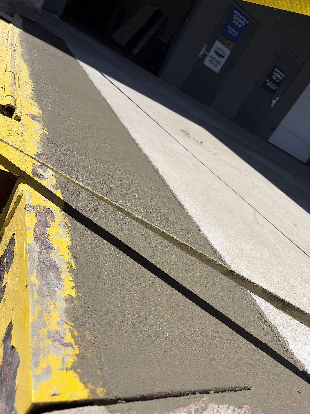 Loading dock concrete repair in Davenport, Iowa by Behncke Construction 3