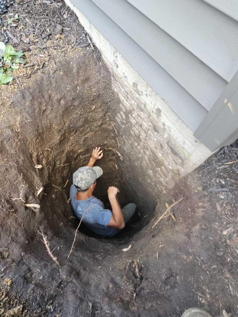 Behncke Construction foundation waterproofing excavation