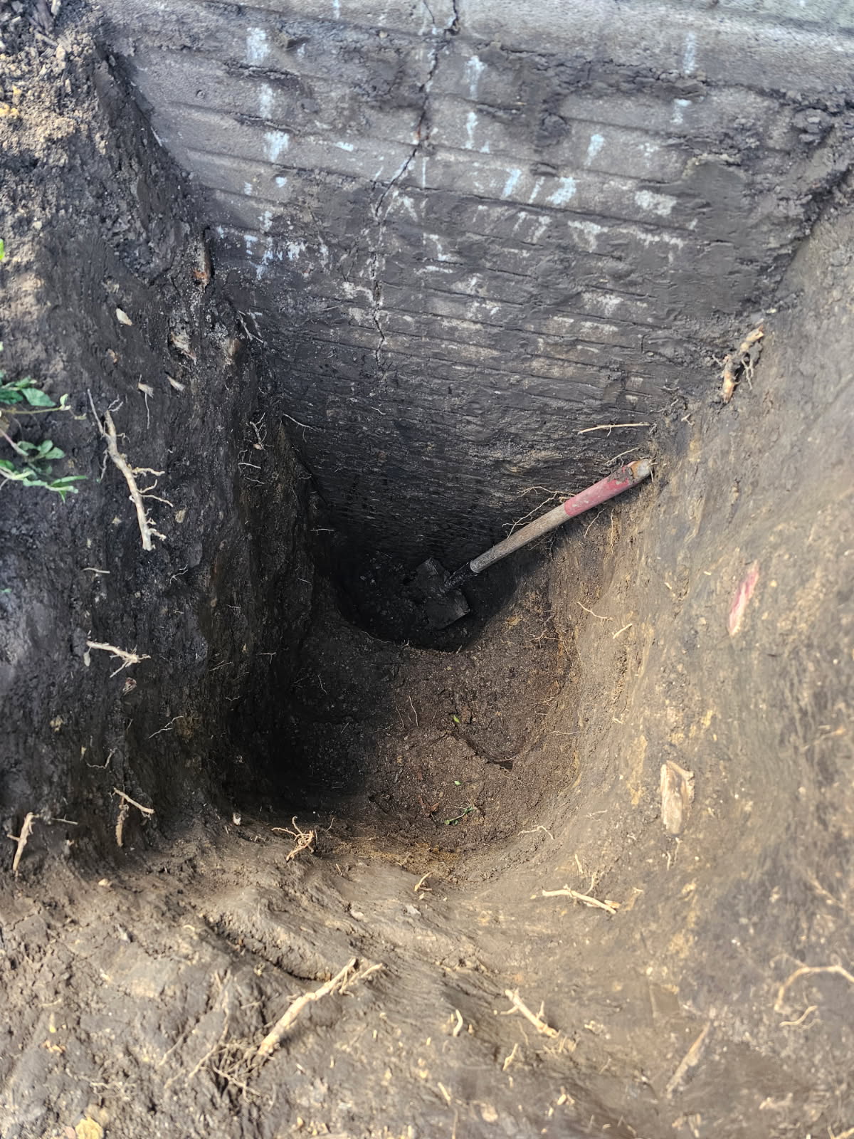 Exterior excavation and foundation crack repair by Behncke Construction in the Quad Cities