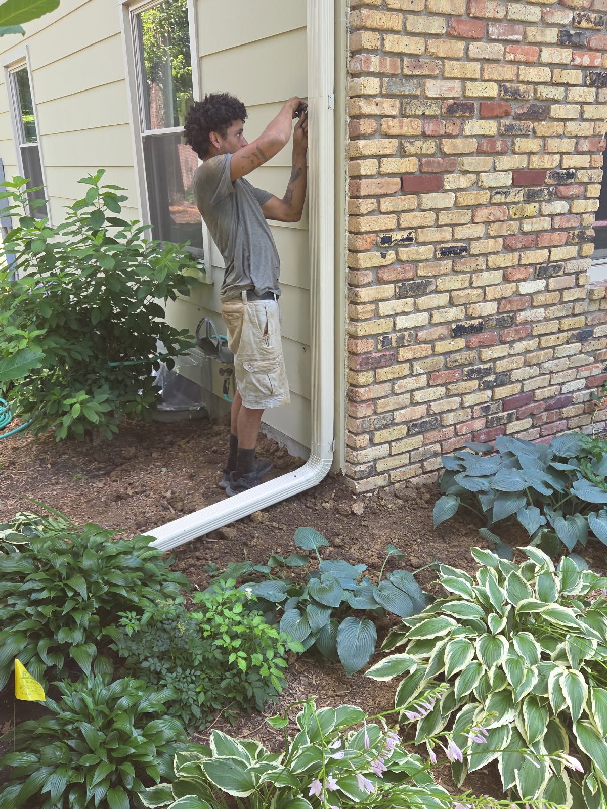 Exterior excavation and foundation crack repair by Behncke Construction in the Quad Cities