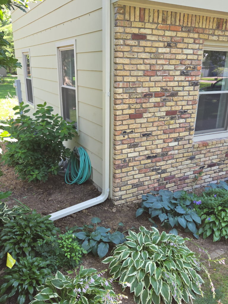 Behncke Construction exterior drainage line