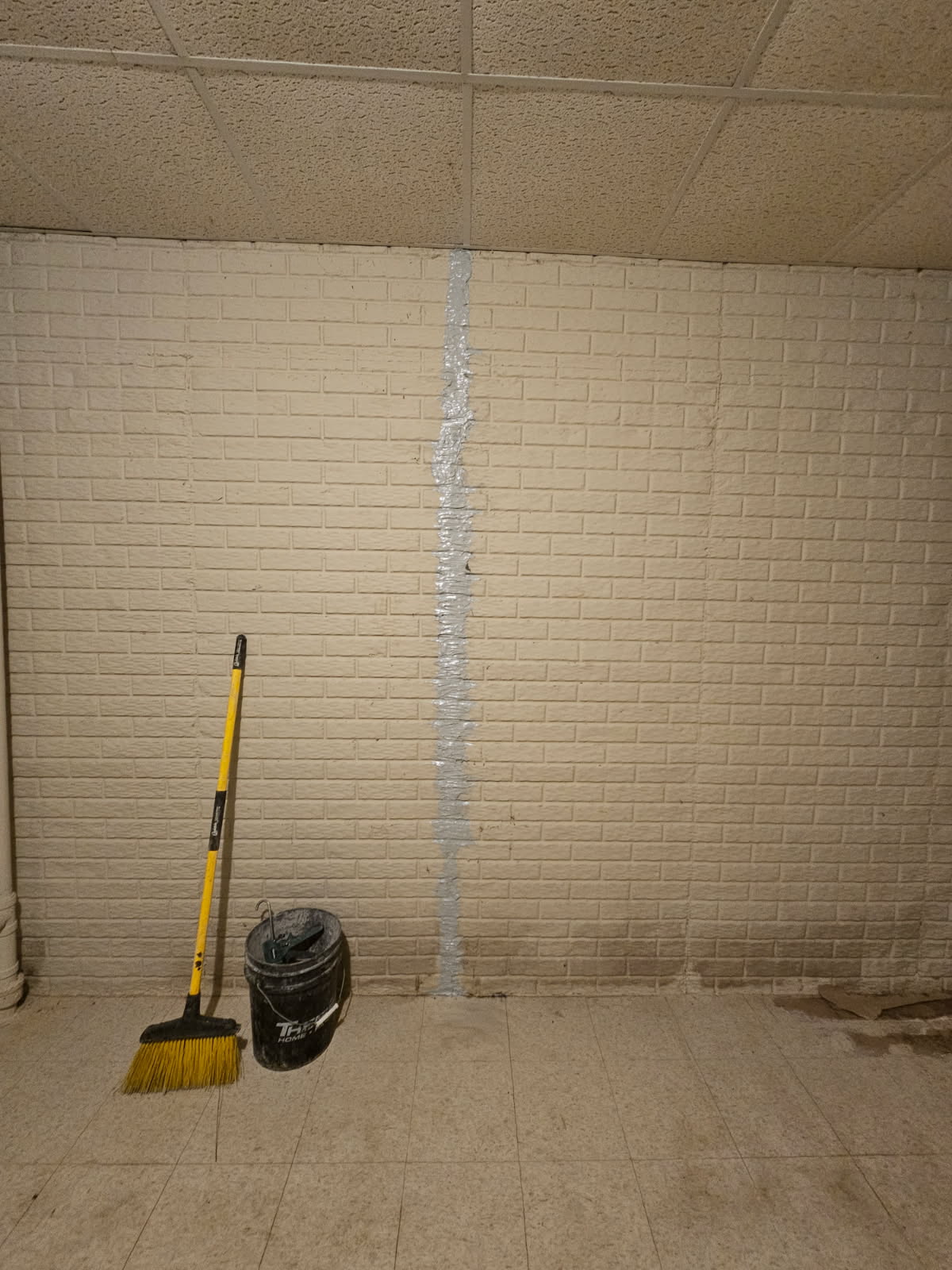 Foundation crack repair detail — Rock Island, IL — project photo 4