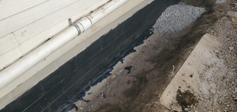 Completed foundation wall rebuild on a Davenport, Iowa home by Behncke Construction