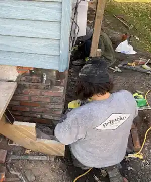 Brick / masonry repointing photo