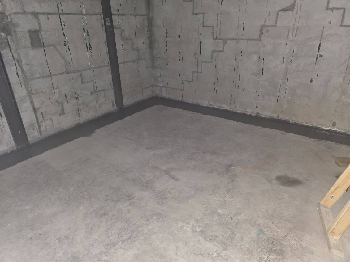 Sump pit and pump for basement water collection in Blue Grass, Iowa