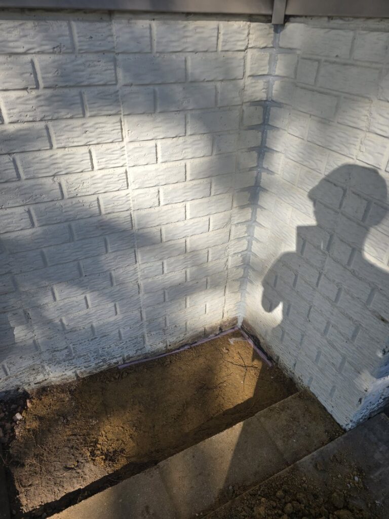 Exterior Repair of a Leaking Foundation Crack — Bettendorf, Iowa