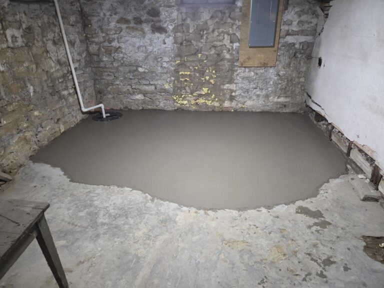 Stone Foundation Basement Repairs, Sump Pump & Window Work, Davenport, Iowa